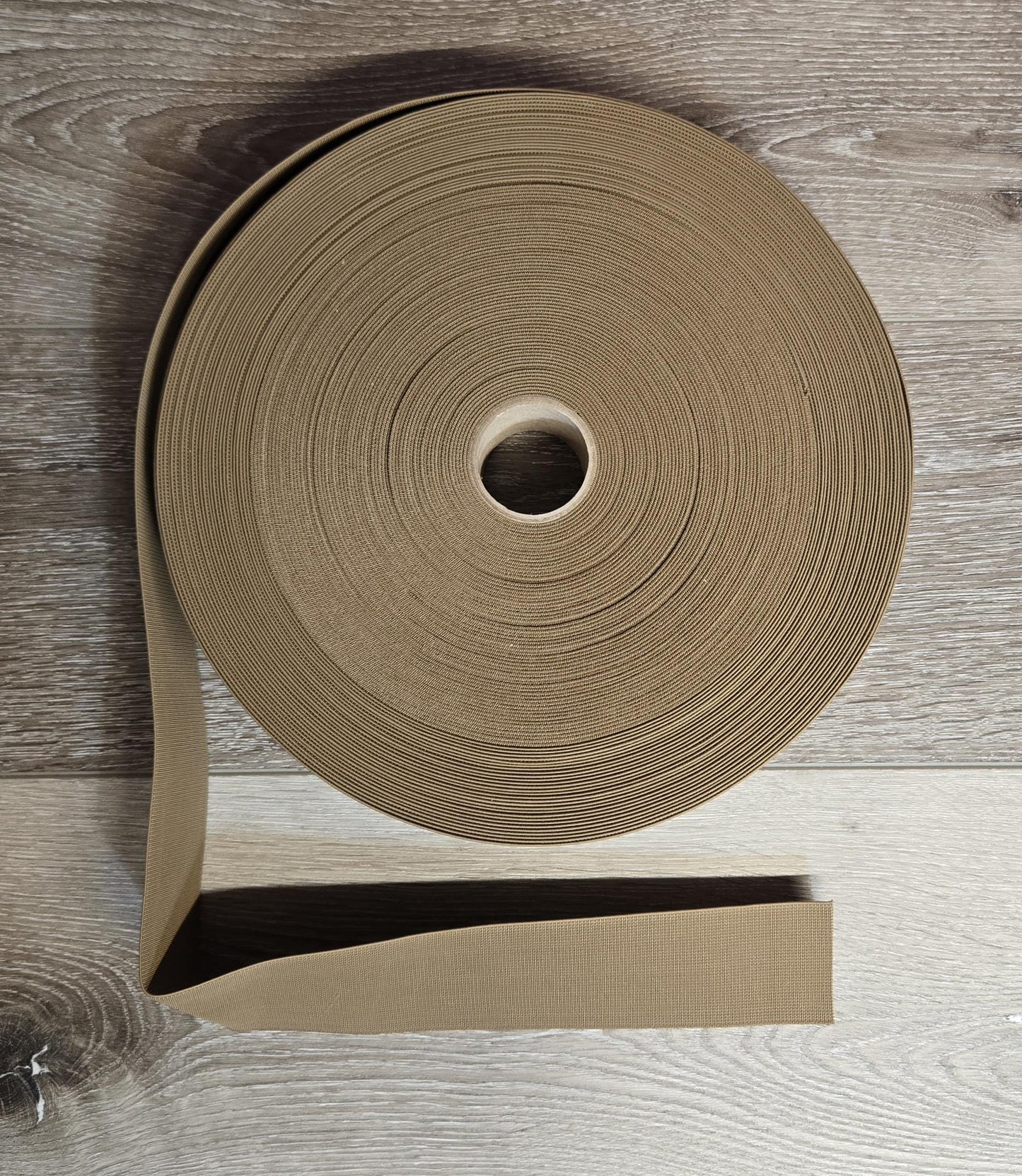 2" Coyote Brown Solution Dyed MIL-SPEC Nylon Elastic MIL-W-5664 By The Yard