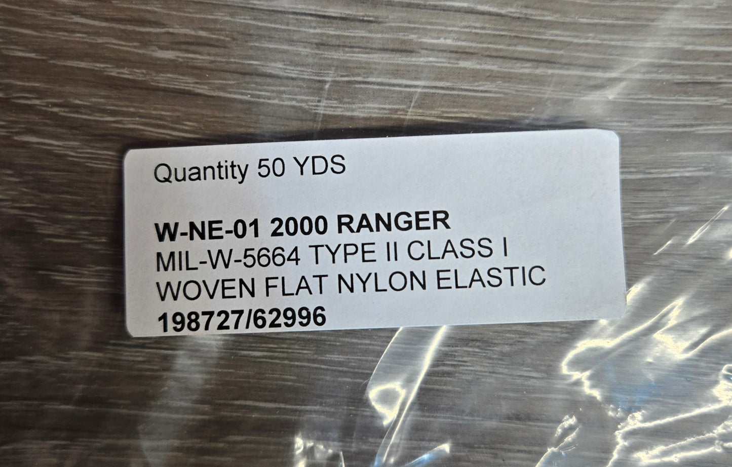 2" Ranger Green MIL-SPEC Nylon Elastic MIL-W-5664