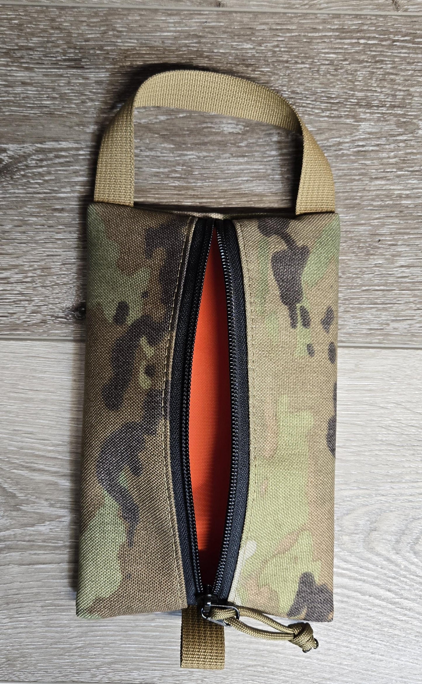 Handled Zipper Pouch – Cordura Gear Organizer with Hi-Vis Liner (3 Sizes)