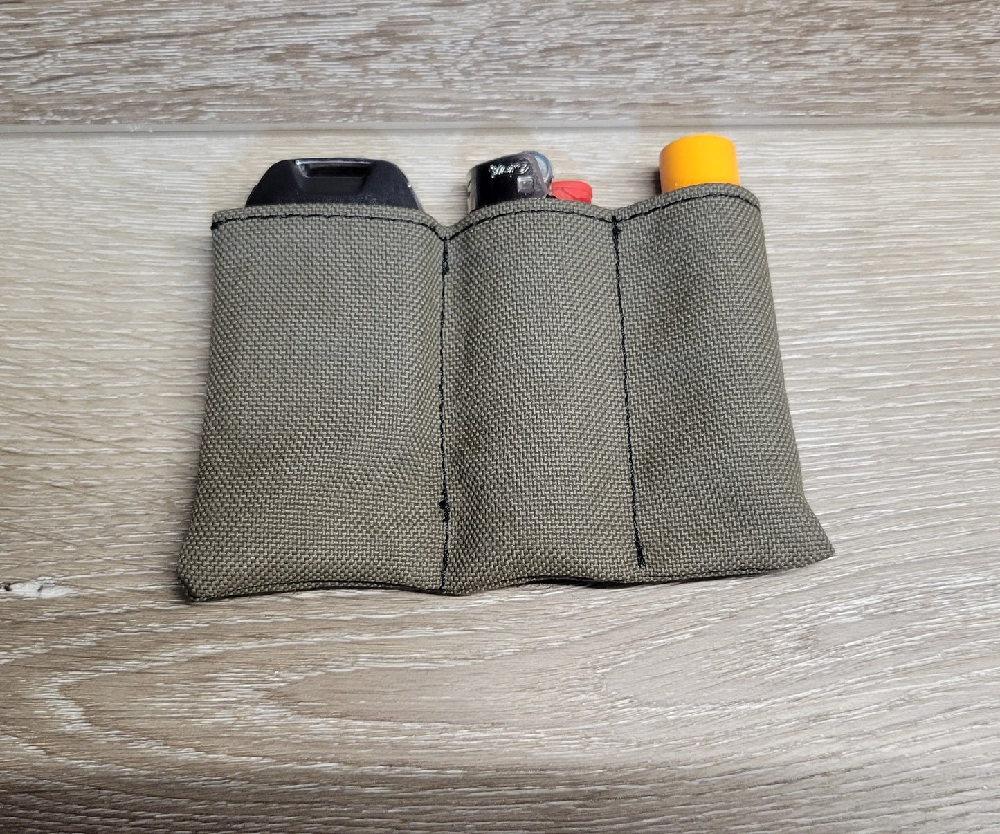 Pocket Organizer Sleeve – 3x5" Cordura EDC Pouch with Customizable Pocket Spacing