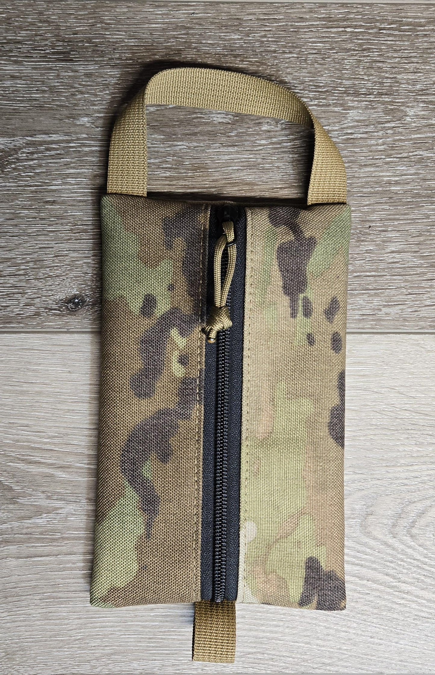 Handled Zipper Pouch – Cordura Gear Organizer with Hi-Vis Liner (3 Sizes)