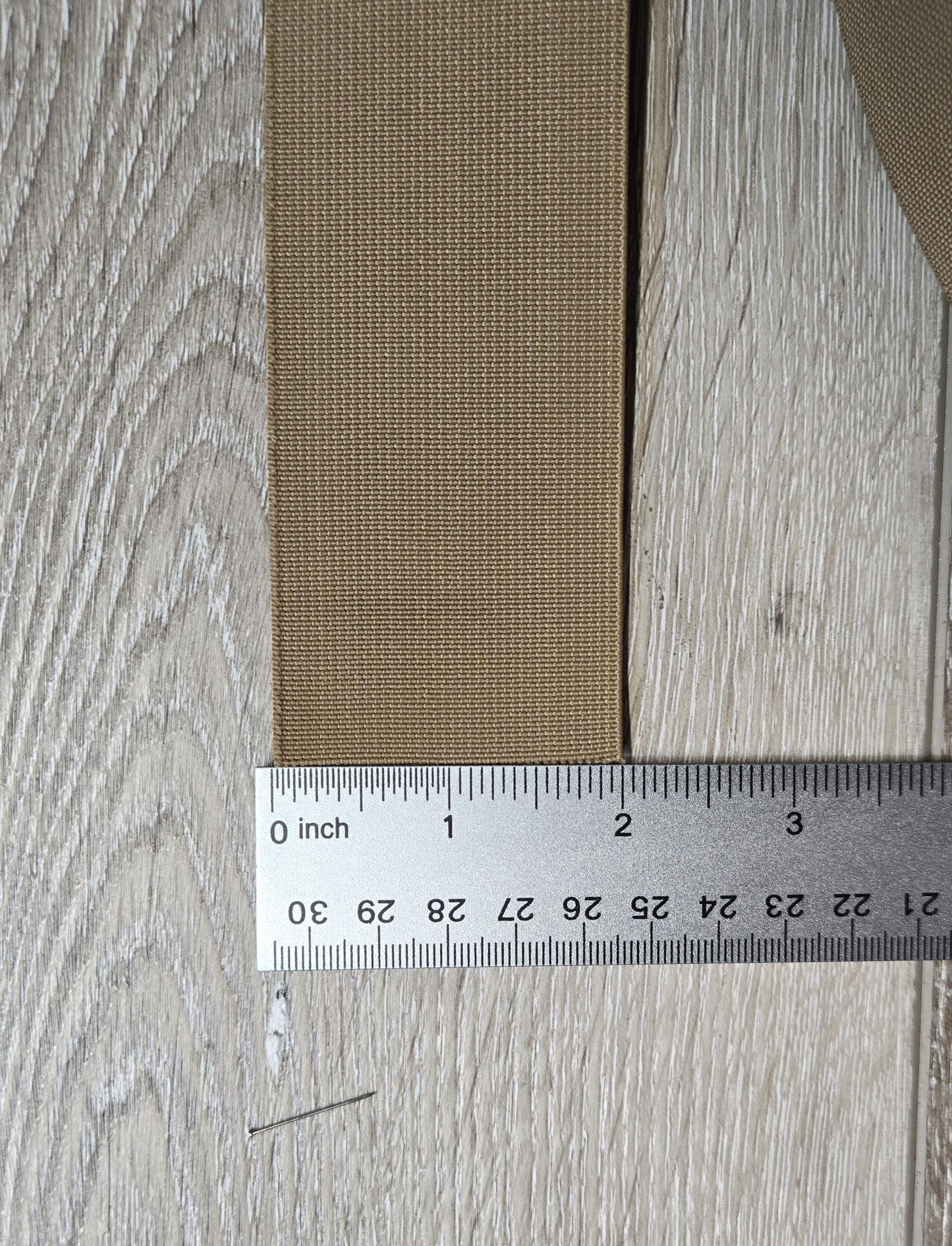 2" Coyote Brown Solution Dyed MIL-SPEC Nylon Elastic MIL-W-5664 By The Yard