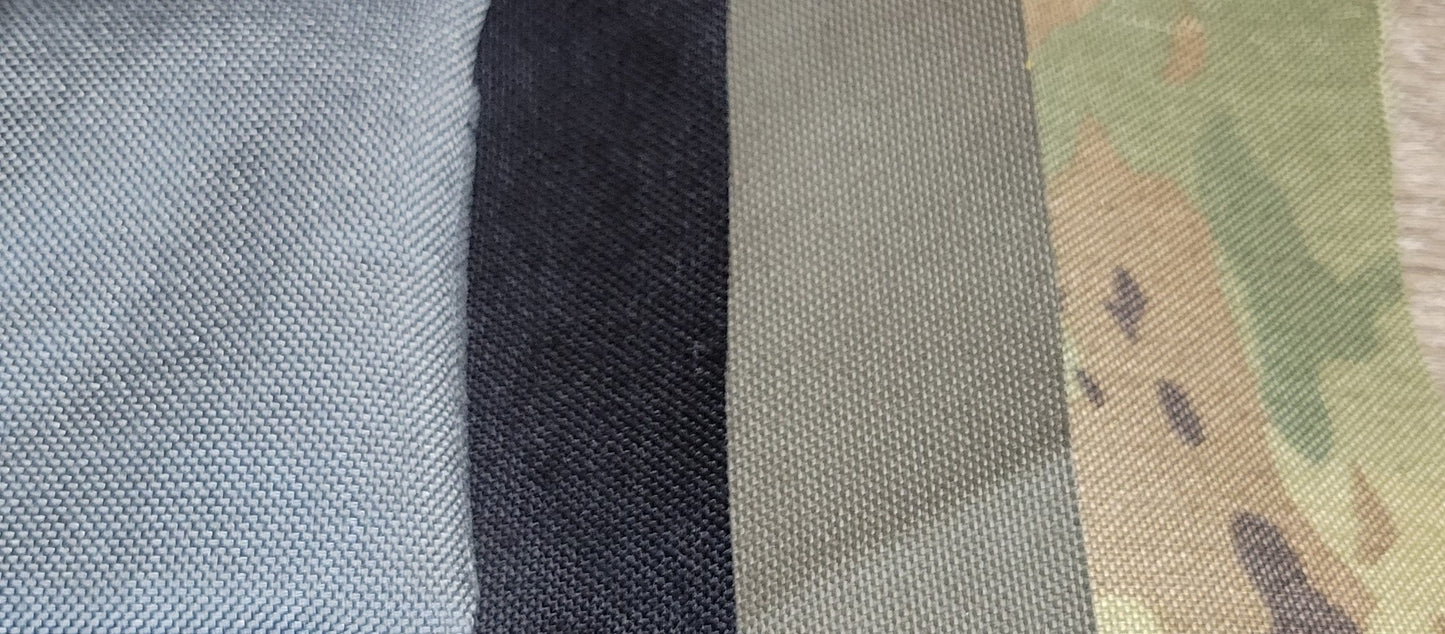 Pocket Organizer – 4x4" Cordura EDC Pouch with External Sleeves and Optional Velcro Backer