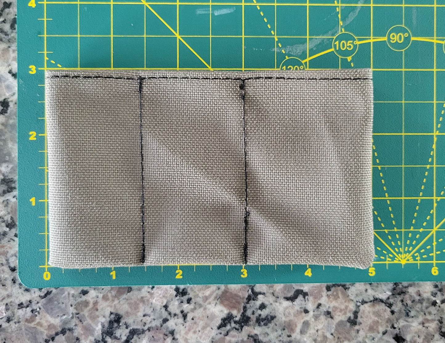 Pocket Organizer Sleeve – 3x5" Cordura EDC Pouch with Customizable Pocket Spacing