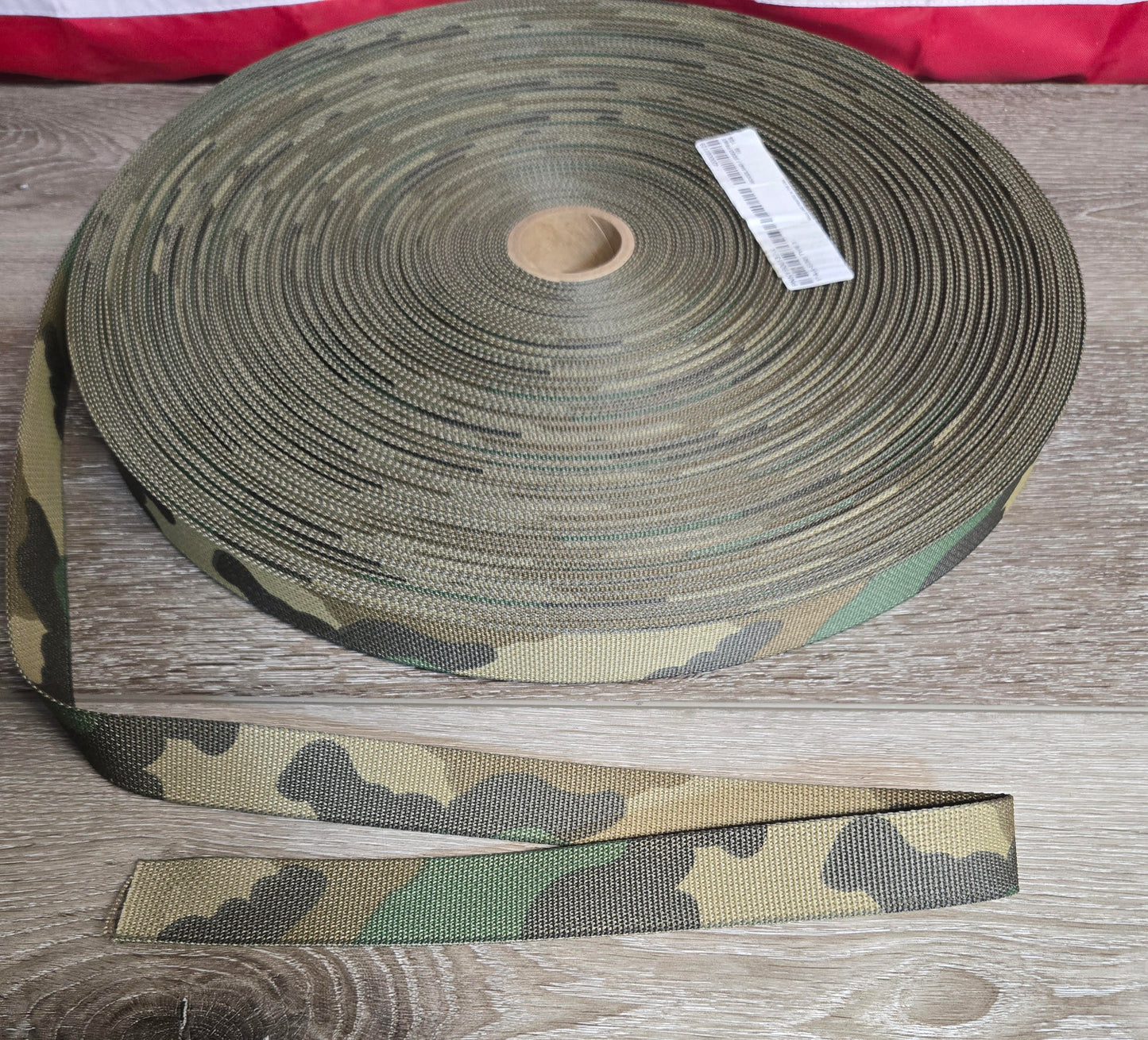 1" Mil‑Spec 55301 Webbing – M81 Woodland