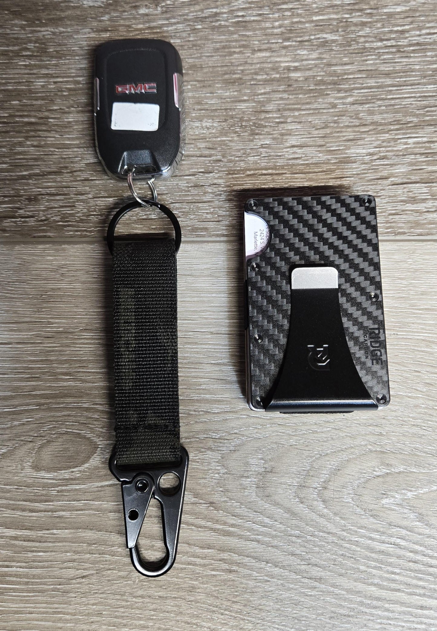 Mil-Spec Webbing Keychain with HK Hook and Split Ring