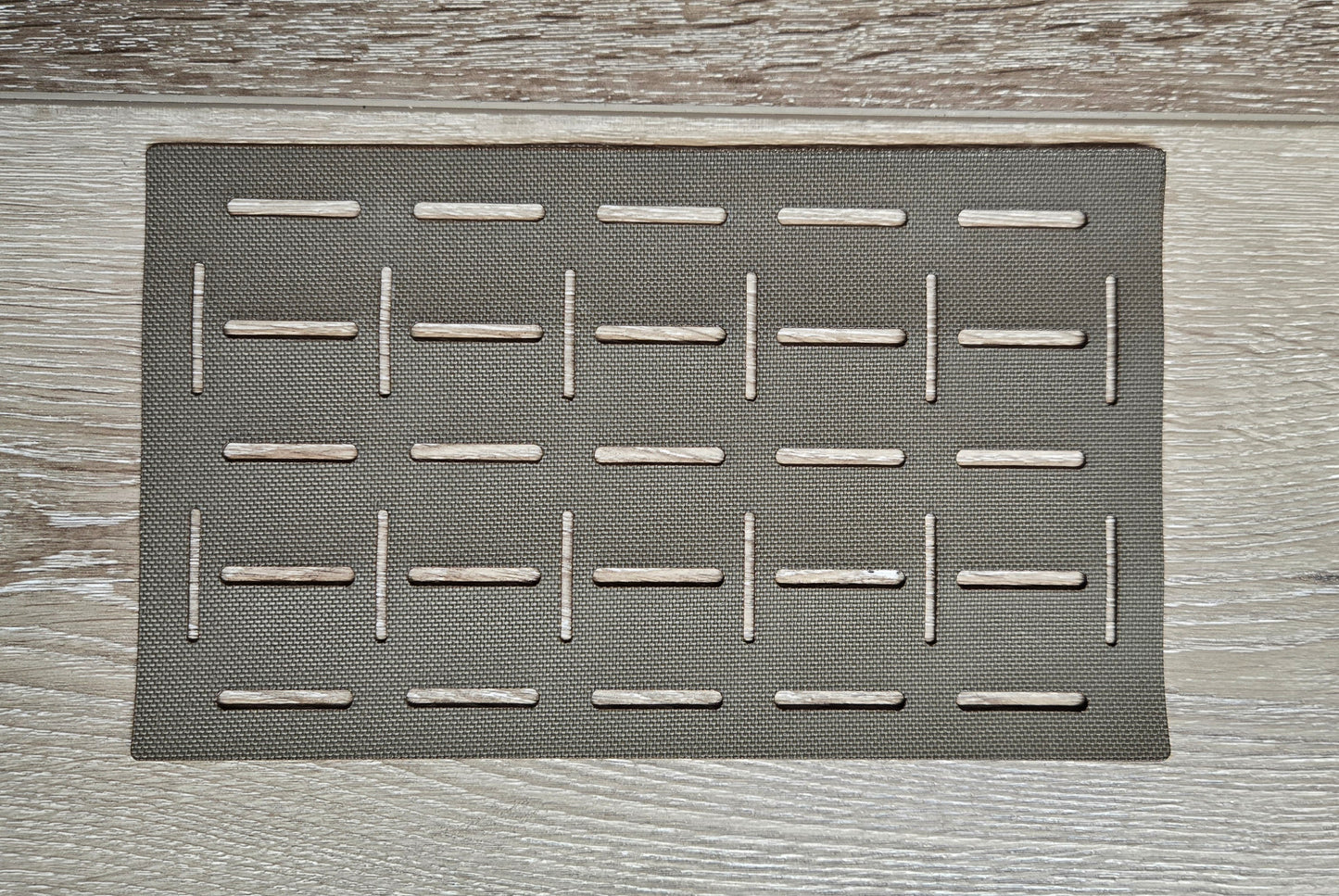 Dual-Mount MOLLE Panel – Laser-Cut Grid for Pouch Mounting