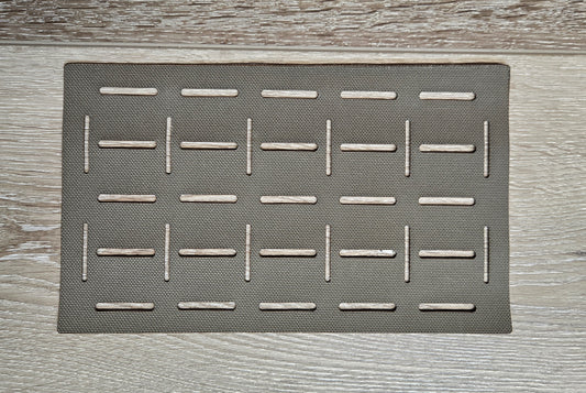 Dual-Mount MOLLE Panel – Laser-Cut Grid for Pouch Mounting
