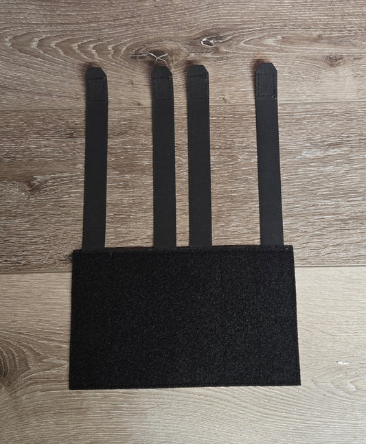 Laser-Cut Placard Adapter Panel – Squadron Laminate with Loop Front