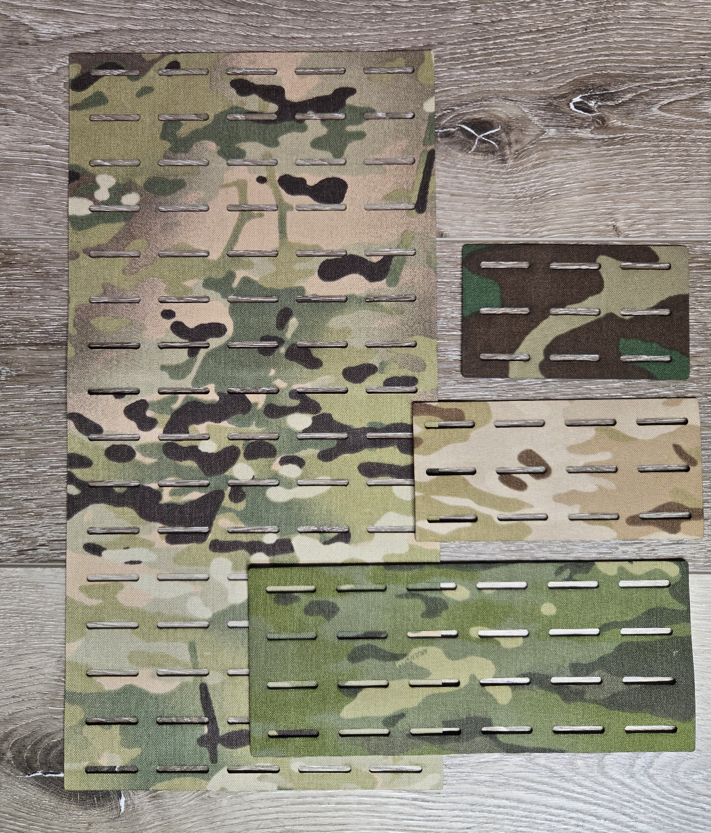 Laser-Cut PALS Panel – Squadron Laminate MOLLE Attachment Panel for Tactical Gear & Backpacks