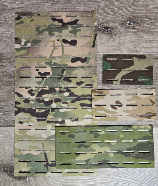 Laser-Cut PALS Panel – Squadron Laminate MOLLE Attachment Panel for Tactical Gear & Backpacks