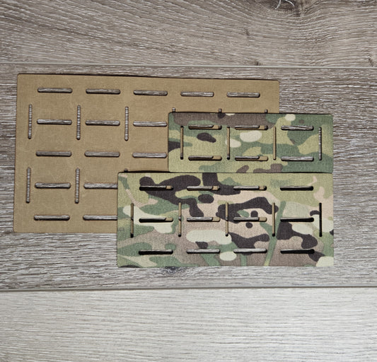 Dual-Mount MOLLE Panel – Laser-Cut Grid for Pouch Mounting