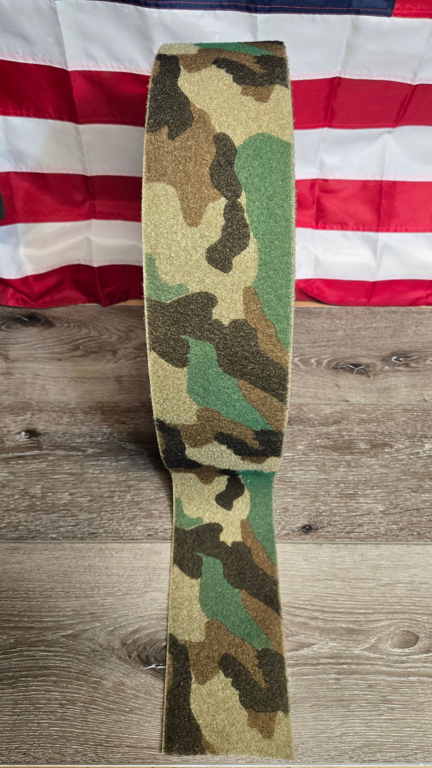 4" M81 Woodland Loop Velcro – USA Made – By the Yard