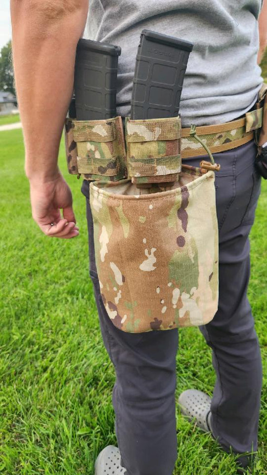 Roll-Up Dump Pouch – Low-Profile MOLLE Deployment Pouch