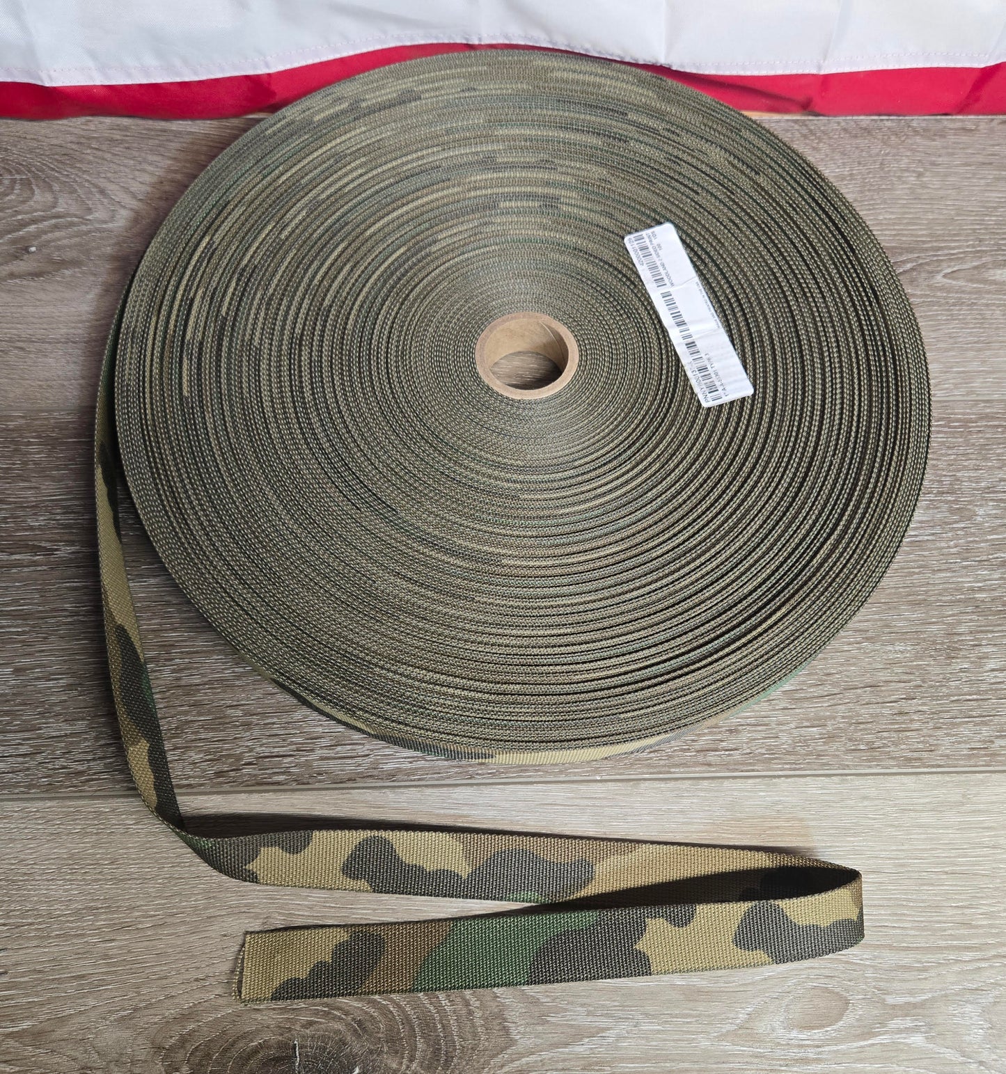 1" Mil‑Spec 55301 Webbing – M81 Woodland