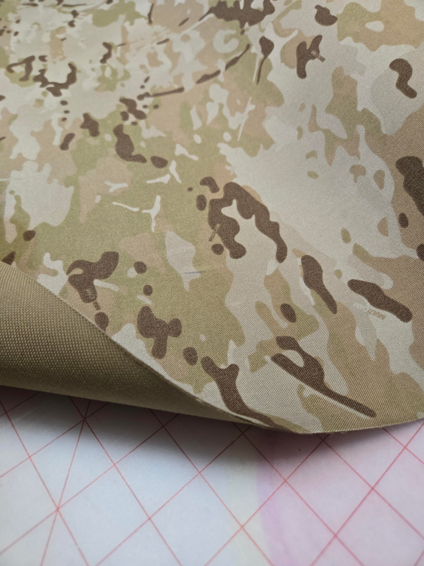 Squadron Multicam Arid Laminate Fabric By The HALF Yard With Coyoyte Backing 500D/1000D
