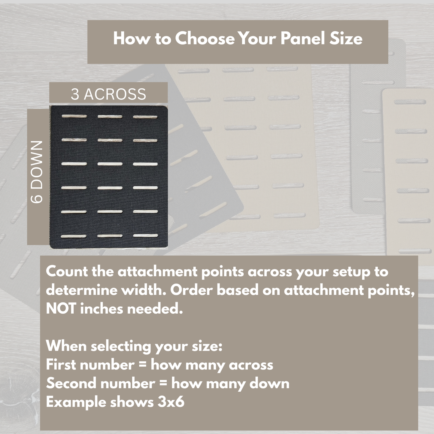 Hook-Backed PALS Panel – Laser Cut Squadron MOLLE Panel