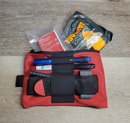 Personal Trauma Bag – Compact Medical Pouch with External Elastic Organization